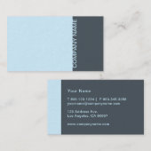 ベビーブルーモダン 名刺 (正面/裏面)