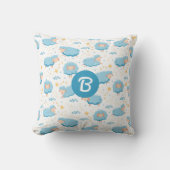 ベビーブルーラムシープ装飾用クッション クッション (正面)