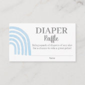 ベビーブルーレインボーおむつラッフルエンクロージャカード エンクロージャーカード (正面)