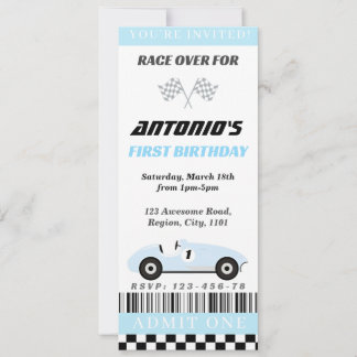 ベビーブルーレース招待状 招待状