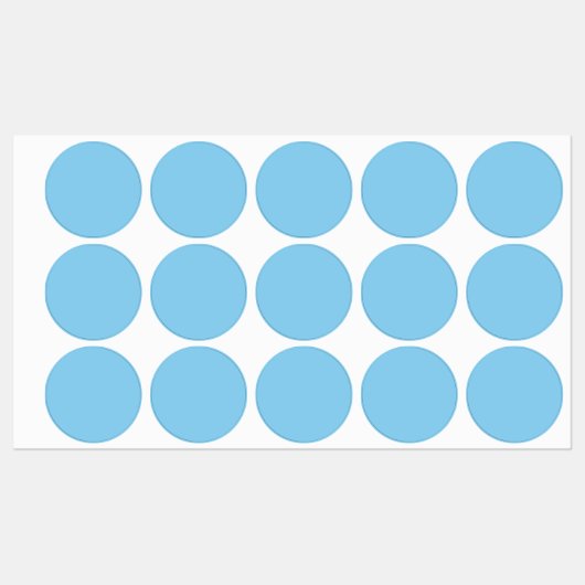 ベビーブルー無地のカラー |クラシック |エレガント | ラベル (シート)