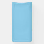 ベビーブルー無地のカラー |クラシック |エレガント | 横断幕 (縦)