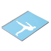 ベビーブルー空手 ノートブック (左側)