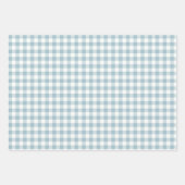 ベビーブルー素朴ロマンチック&エレガント ラッピングペーパーシート (正面3)