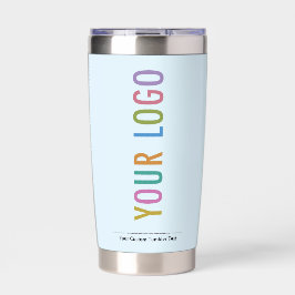 ベビーブルー絶縁タンブラーカスタムロゴのブランド 保温保冷タンブラー