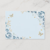 ベビーブルー金ゴールドフローラキンセアニェラ詳細 エンクロージャーカード (裏面)