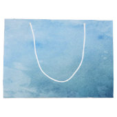 ベビーブルー韓国ハートラージ抱き枕 ラージペーパーバッグ (裏面)