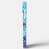 ベビーブルー2ブルーアクリル抽象芸術電話ケース Case-Mate iPhoneケース (裏面 / 左)