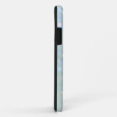ベビーブルー/ホワイトグリッターiPhone 5カバー Case-Mate iPhoneケース (裏面/右)