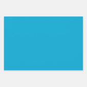 ベビーブルー ラッピングペーパーシート (正面)