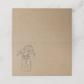 ベビーブレスメイソンジャールフォードテントスタイル座席表 プレイスカード (外部開封)