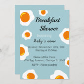 ベビーブレックファーストシャワー招待状 招待状 (正面/裏面)