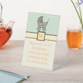 ベビーブロックのベビーカー台座標識 台座サイン (インサイチュ)