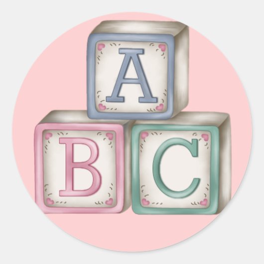 ベビーブロックシール ラウンドシール (正面)