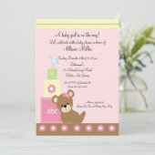 ベビーブロックズベビーガールシャワー 招待状 (スタンド正面)