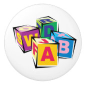 ベビーブロックセラミック引出しノブ セラミックノブ (正面)