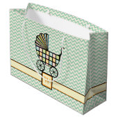 ベビーブロックベビーカー抱き枕 ラージペーパーバッグ (裏面アングル)