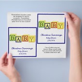 ベビーブロック キャンディバー ラッパー（基本） チラシ (手)