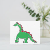 ベビーブロントサウルス漫画ギア ポストカード (スタンド正面)