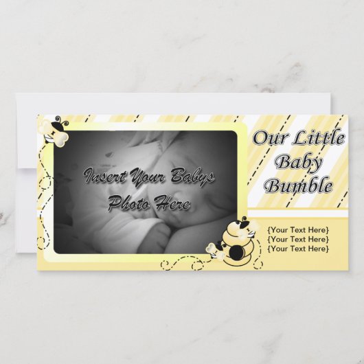 ベビーブンブンいう音発表 案内状 (正面)