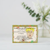 ベビーブーマーの退職カード-お母さん コーリングカード (スタンド正面)