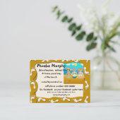 ベビーブーマーの退職カード-ビーチ場面 コーリングカード (スタンド正面)