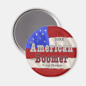 ベビーブーマー名前をカスタムする マグネット (正面/裏面)