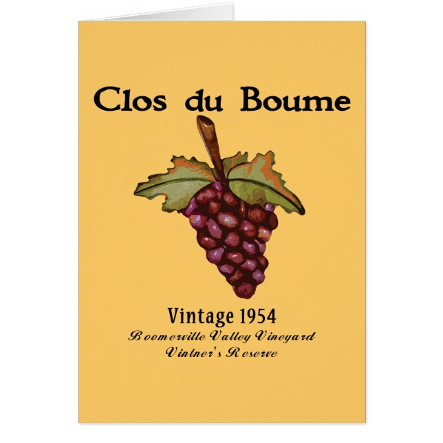 ベビーブーマー、ヴィンテージ1954年 (正面)