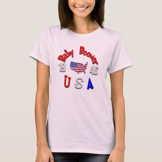 ベビーブーマーUSA Tシャツ (正面)