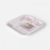 ベビープリンセスピンク ペーパープレート (傾斜あり)