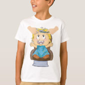 ベビーヘアーカットおもしろいキッズ理容師ショップ Tシャツ (正面)