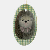 ベビーヘッジホッグオーナメント セラミックオーナメント (右)