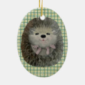 ベビーヘッジホッグオーナメント セラミックオーナメント (裏面)