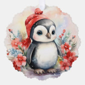 ベビーヘッジホッグクブギフトラベルクリスマスツリー オーナメントカード (正面)