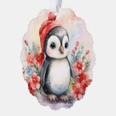 ベビーヘッジホッグクブギフトラベルクリスマスツリー オーナメントカード (左)