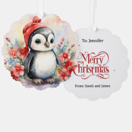 ベビーヘッジホッグクブギフトラベルクリスマスツリー オーナメントカード