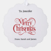 ベビーヘッジホッグクブギフトラベル オーナメントカード (裏面)