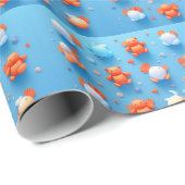 ベビーベアおもしろい ラッピングペーパー (ロールコーナー)