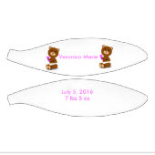 ベビーベアのパーソナライズ ミニバスケットボール (パネル)