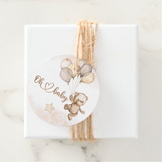 ベビーベアのベビーシャワー フェイバータグ (インサイチュ)