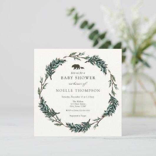 ベビーベアエバーグリーンバッファロープレイド 招待状 (スタンド正面)