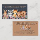 ベビーベアキツネラクーンウサギ 名刺 (正面/裏面)