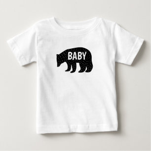 ベビーベアシルエットシャツ ベビーTシャツ