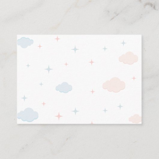 ベビーベアスター&バルーンをテーマにした書籍 エンクロージャーカード (裏面)