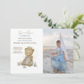 ベビーベアセーラー誕生日 招待状 (スタンド正面)