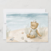 ベビーベアセーラー誕生日 招待状 (裏面)