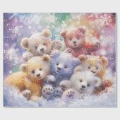 ベビーベアデジタルアート ラッピングペーパー (フラット)