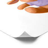 ベビーベアバルーンプリント |ベアウォールプリント ポスター (角)