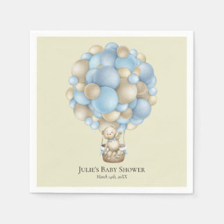 ベビーベアプリンセスガールピンク |赤ちゃんシャワーナプキンス スタンダードカクテルナプキン