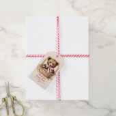 ベビーベアベビーシャワーありがとう多くの ギフトタグ (より糸付き)